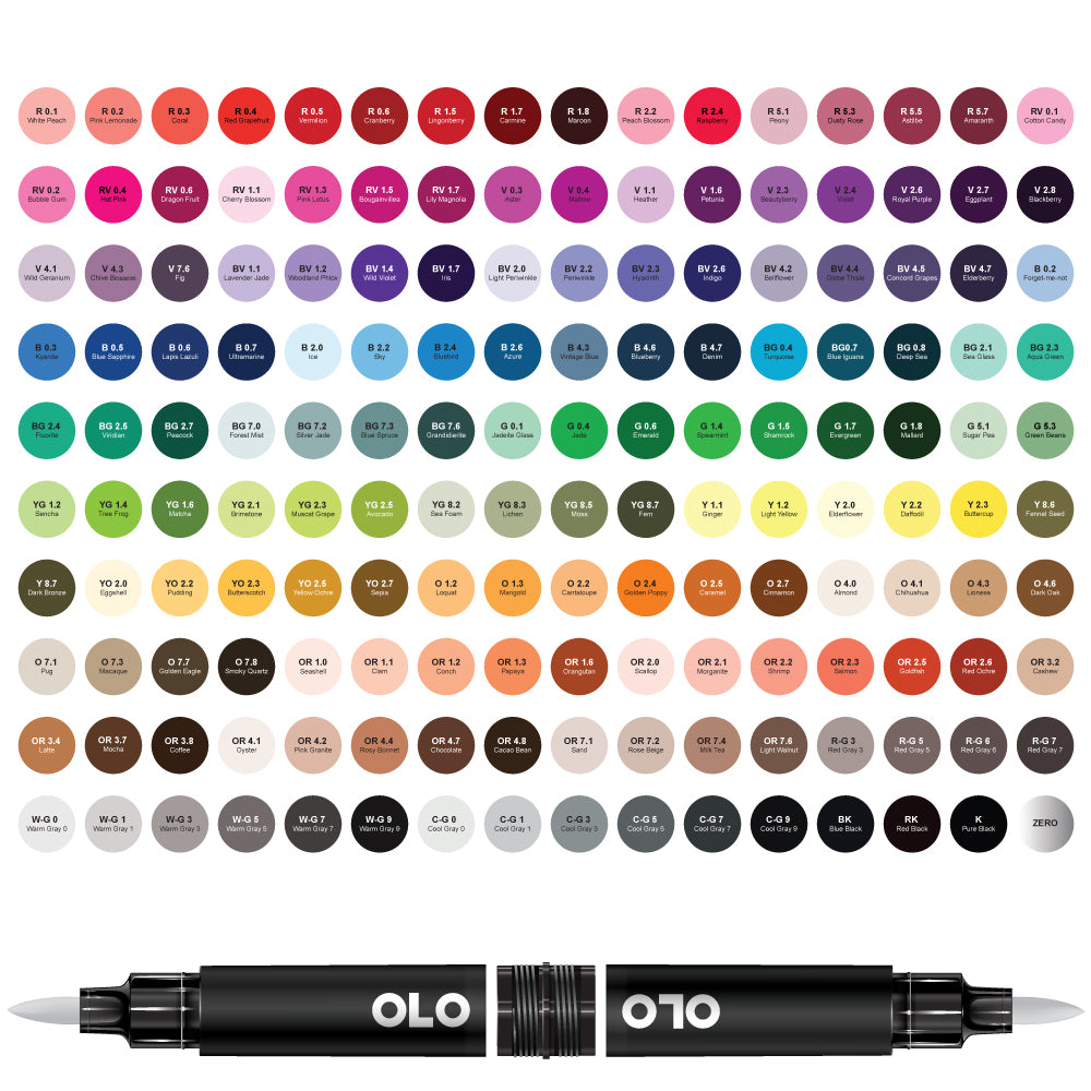 Full 160 Color Brush Set