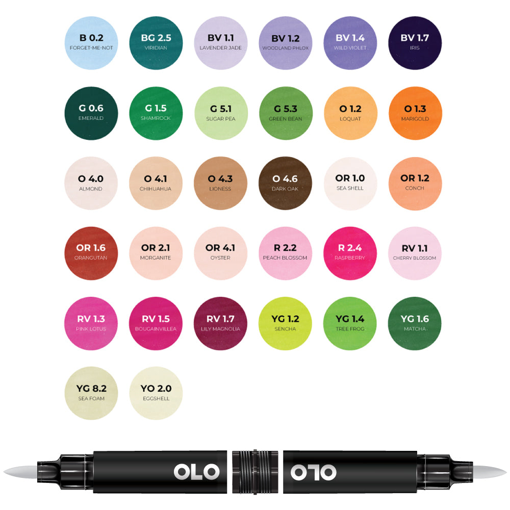 OLO New 32 Marker Collection OLO New 32 Marker Collection