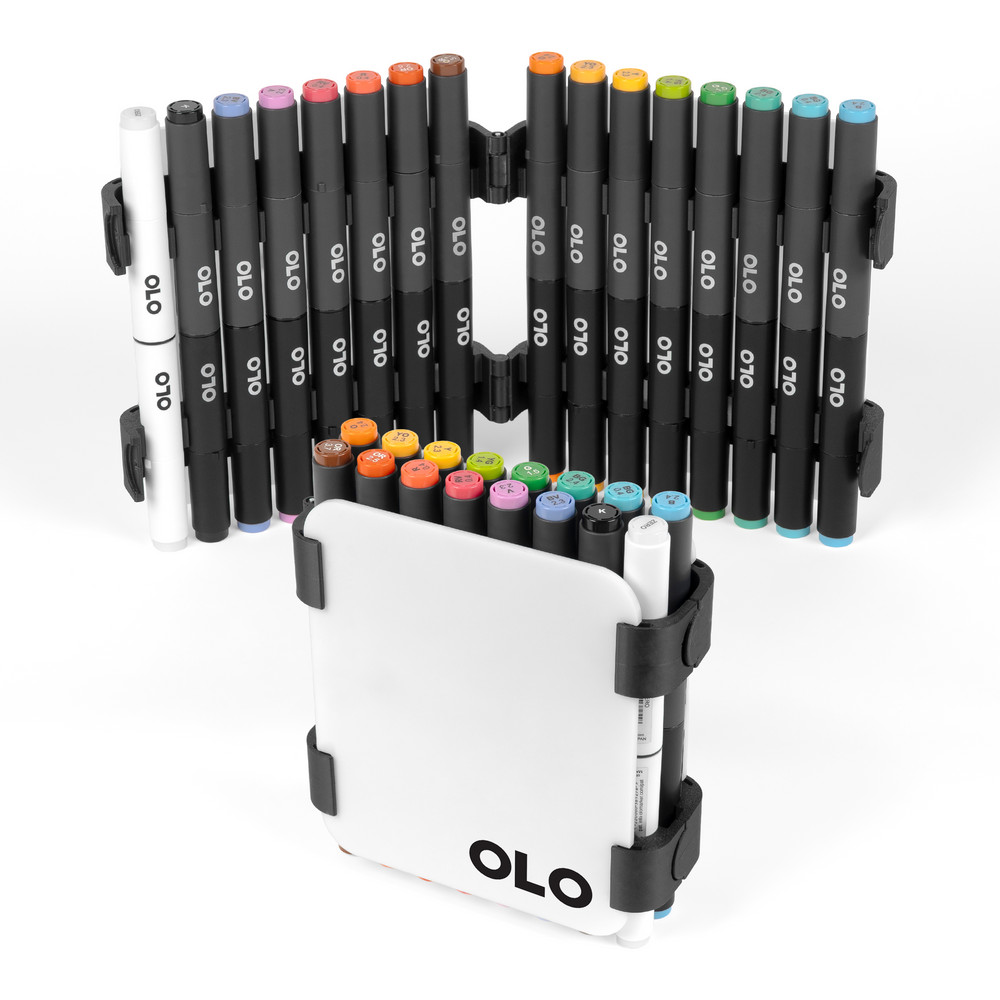 OLO Carry Case – Basics Set – Small (16 brush/chisel)