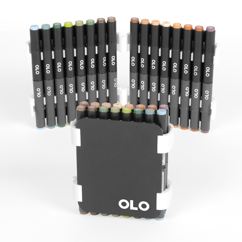 OLO Carry Case – Nature Set – Small (16 brush/chisel)