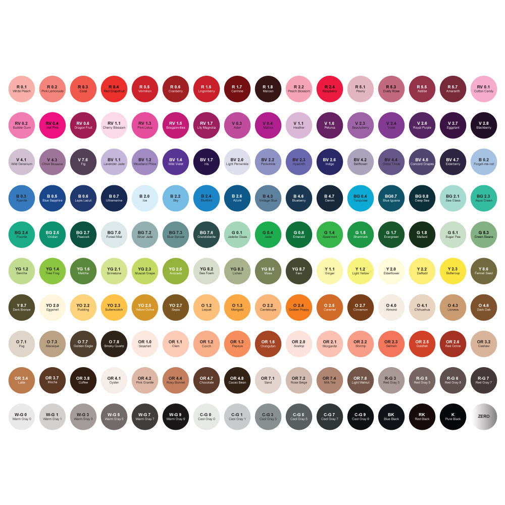 Full 160 Color Brush Set