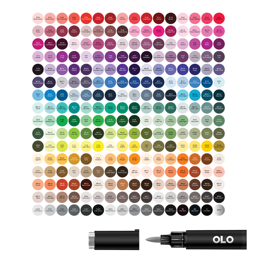 96 New OLO Colors Presale OLO Marker