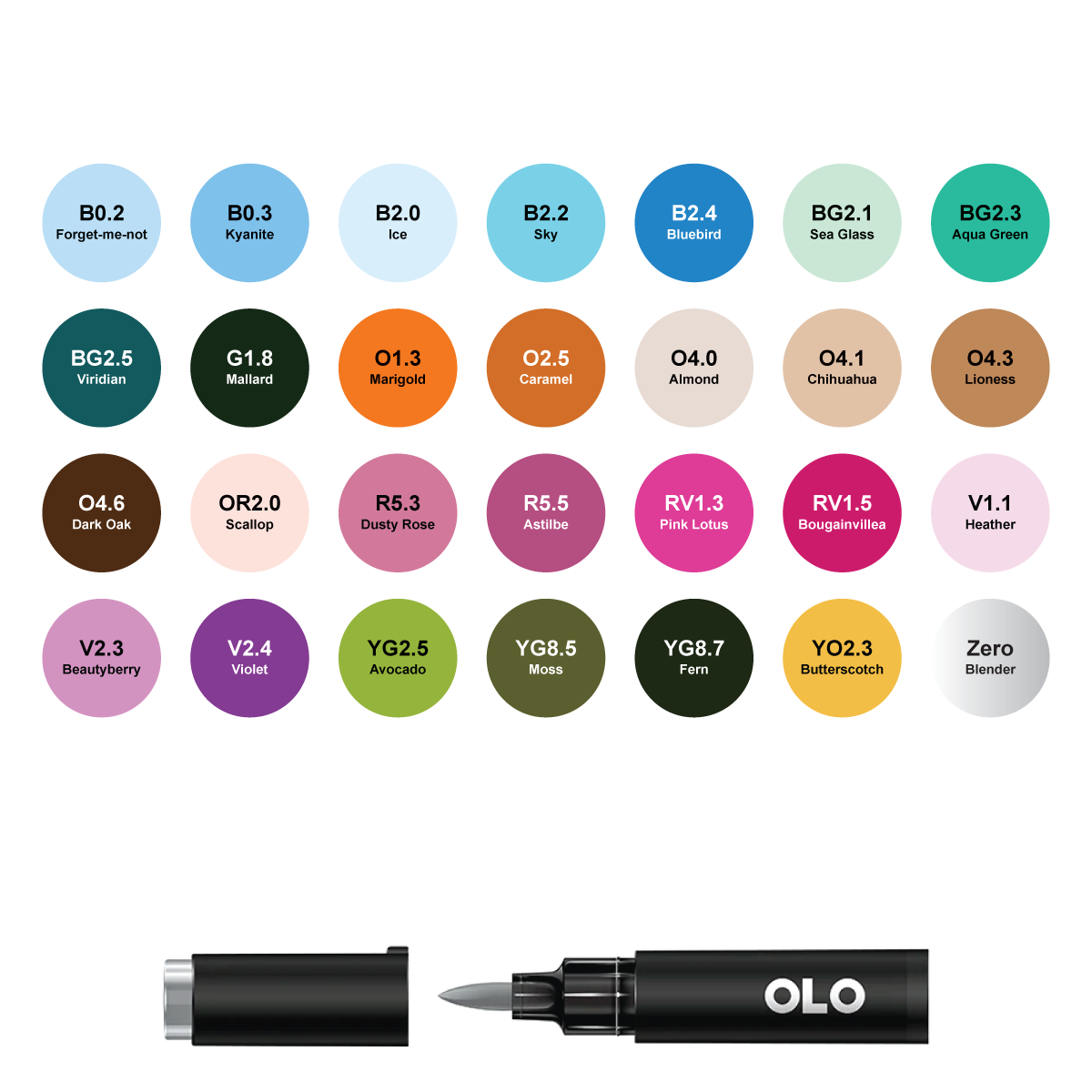 Summer Break Complete Bundle | 28 OLO Marker Colors Set