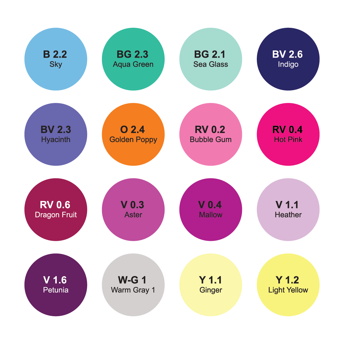 OLO Teal Tones Alcohol Markers Set - 8 Colors 4pc. - Default Title