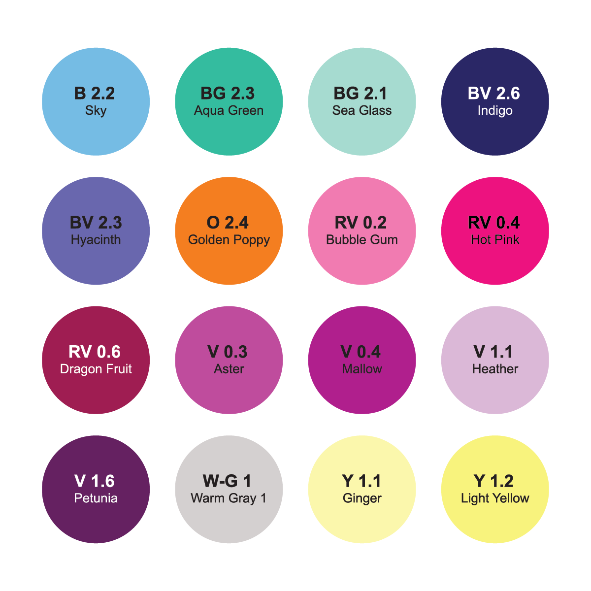 16 Color Chisel Collection 1 – OLO Marker