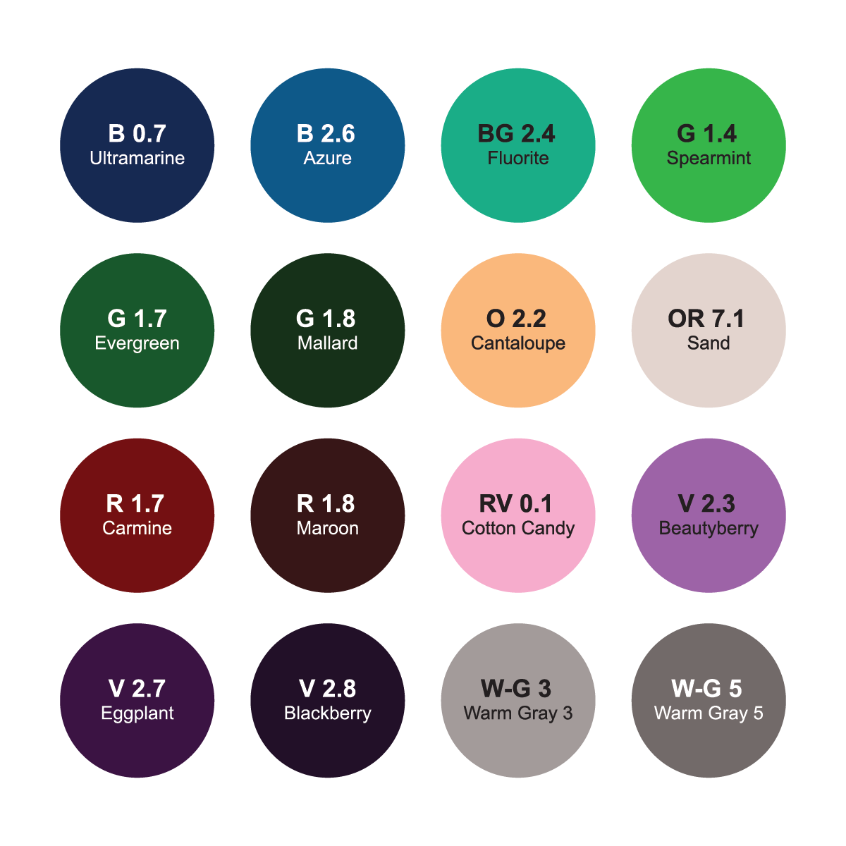 16 Color Chisel Collection 3 – OLO Marker