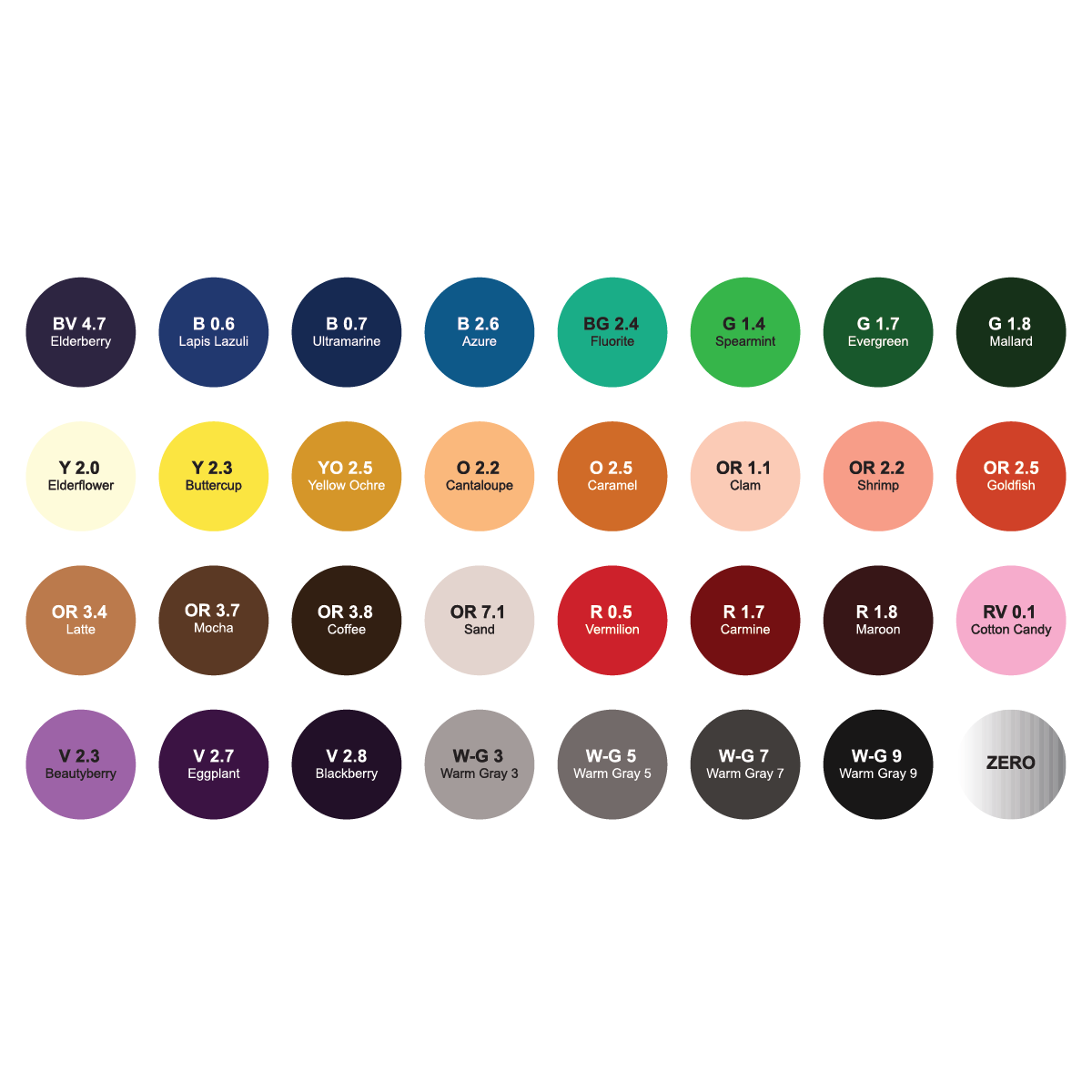 32 Color Chisel Set 2 – OLO Marker