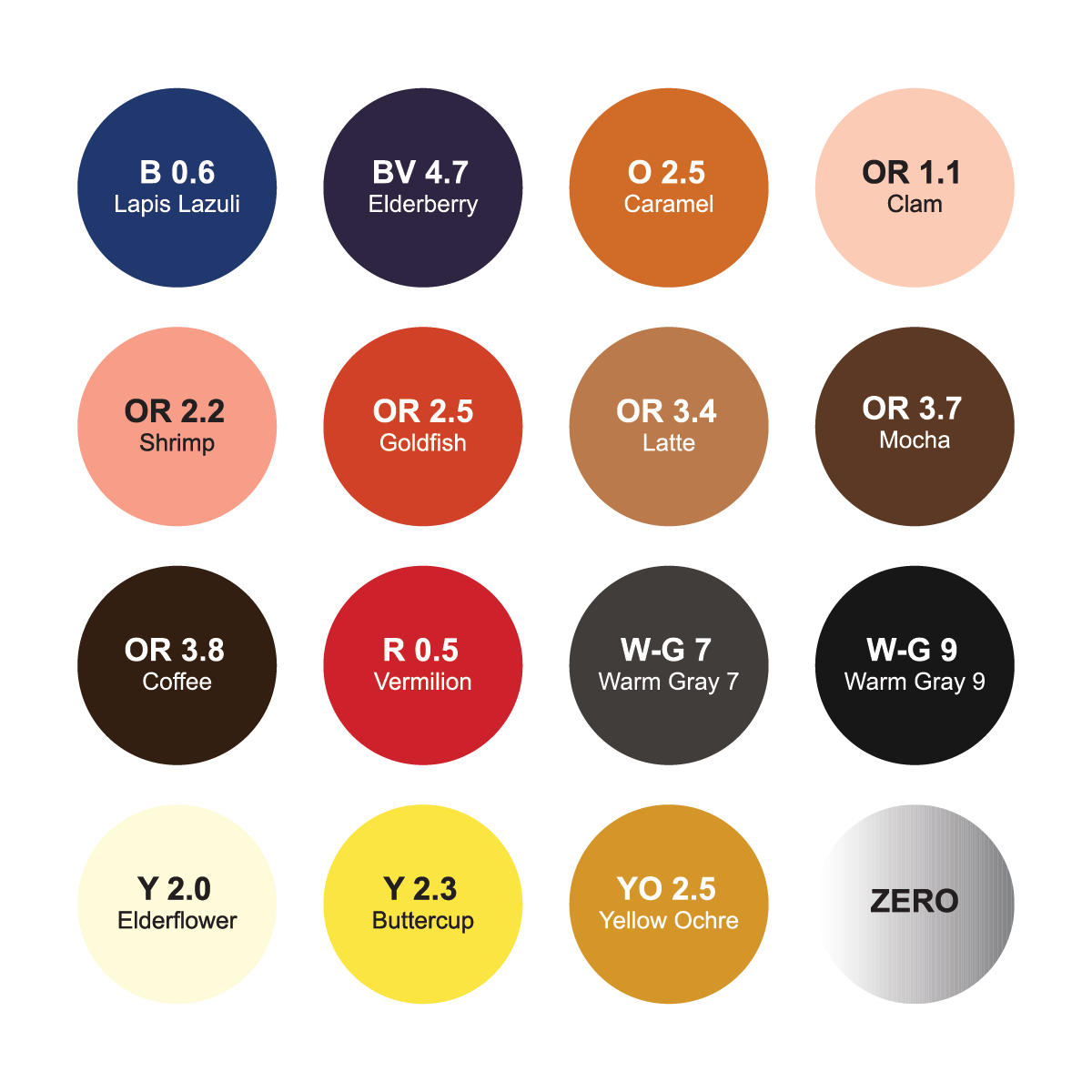 16 Color Chisel Collection 4 – OLO Marker